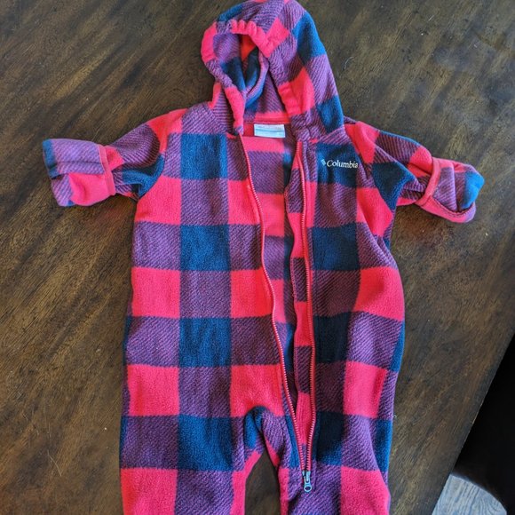 Columbia fleece baby bunting 6-12 month - Picture 1 of 3